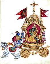 Krishna Arjuna Gita (Source: Wikipedia)