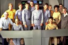 Star Trek cast publicity shot (Source: WIkipedia (Star Trek: The Motion Picture))