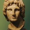Portrait of Alexander the Great. Marble, Hellenistic artwork, 2nd-1st century BC. Said to be from Alexandria, Egypt. (Source: Wikipedia)