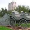 Lanchester Car Sculpture (Source: Wikipedia (Lanchester))
