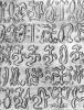 The rongorongo script of Easter Island. (Source: Wikipedia)