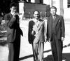 J. Robert Oppenheimer, E. Fermi, and Ernest O. Lawrence (Source: Wikipedia (Oppenheimer, Fermi and Lawrence))