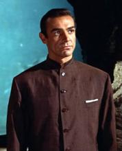 Sean Connery wearing a Nehru Jacket in Dr. No (Source: Affordablebond007 (Dr. No Nehru Jacket))